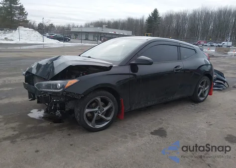 2019 Hyundai Veloster 2.0 z USA, uszkodzony, nr VIN KMHTG6AF3KU006235